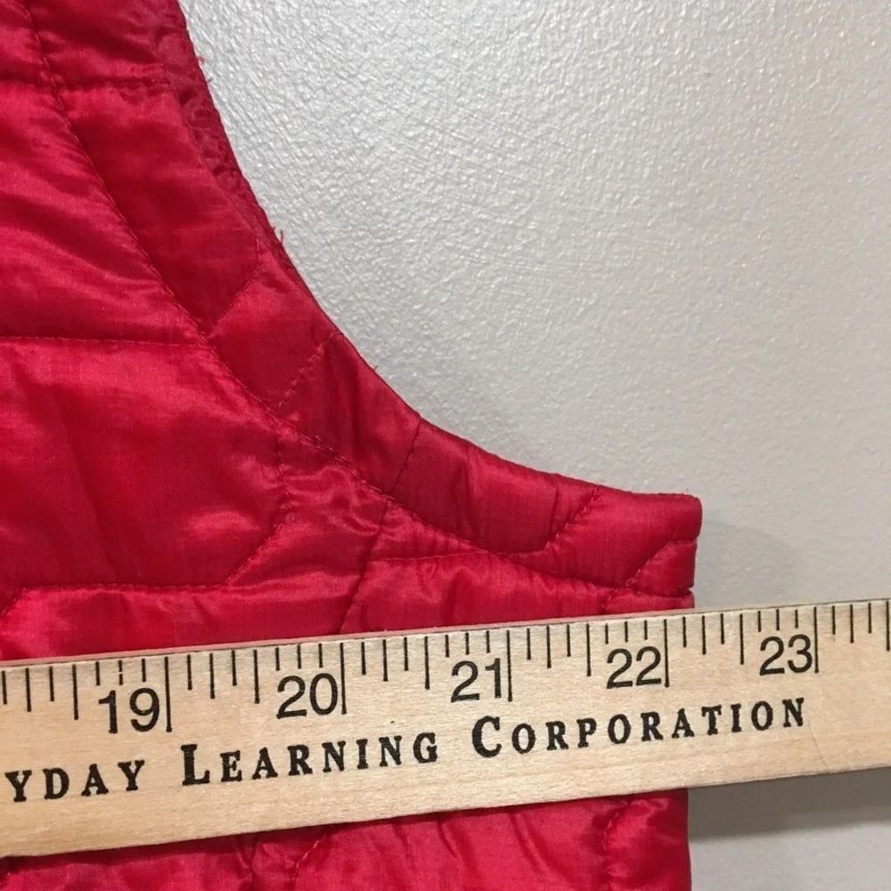 The North Face Thermoball Eco Insulated Puffer Vest Mens L Red Performance Hike